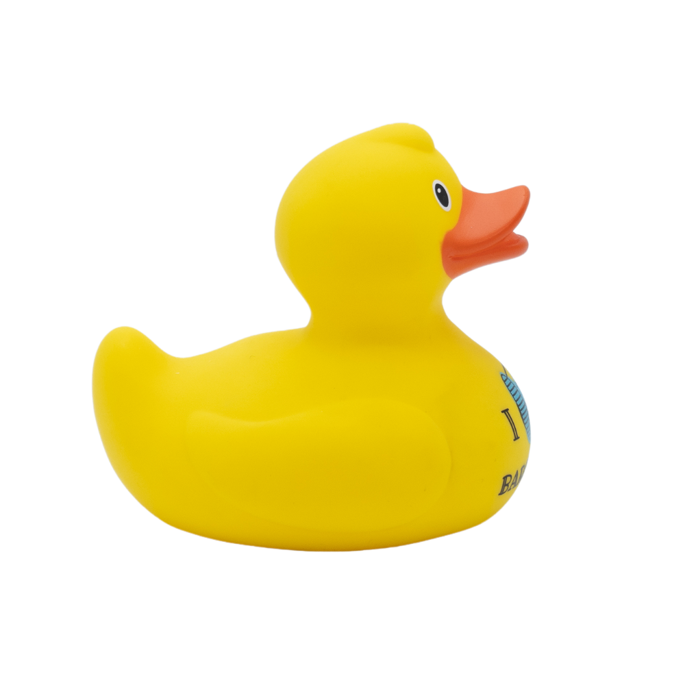 PATO DE GOMA SKYLINE BARCELONA