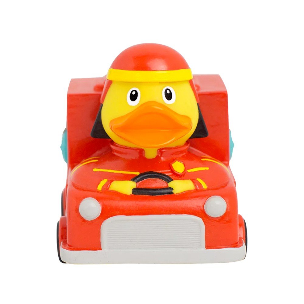 Pato de Goma Coche Bomberos