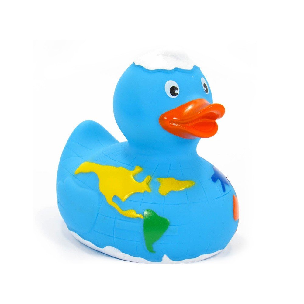 Pato de Goma Mapa mundo