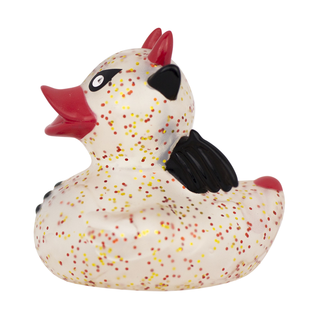 Pato de Goma Glitter Demonio Pato de Goma Glitter Demonio