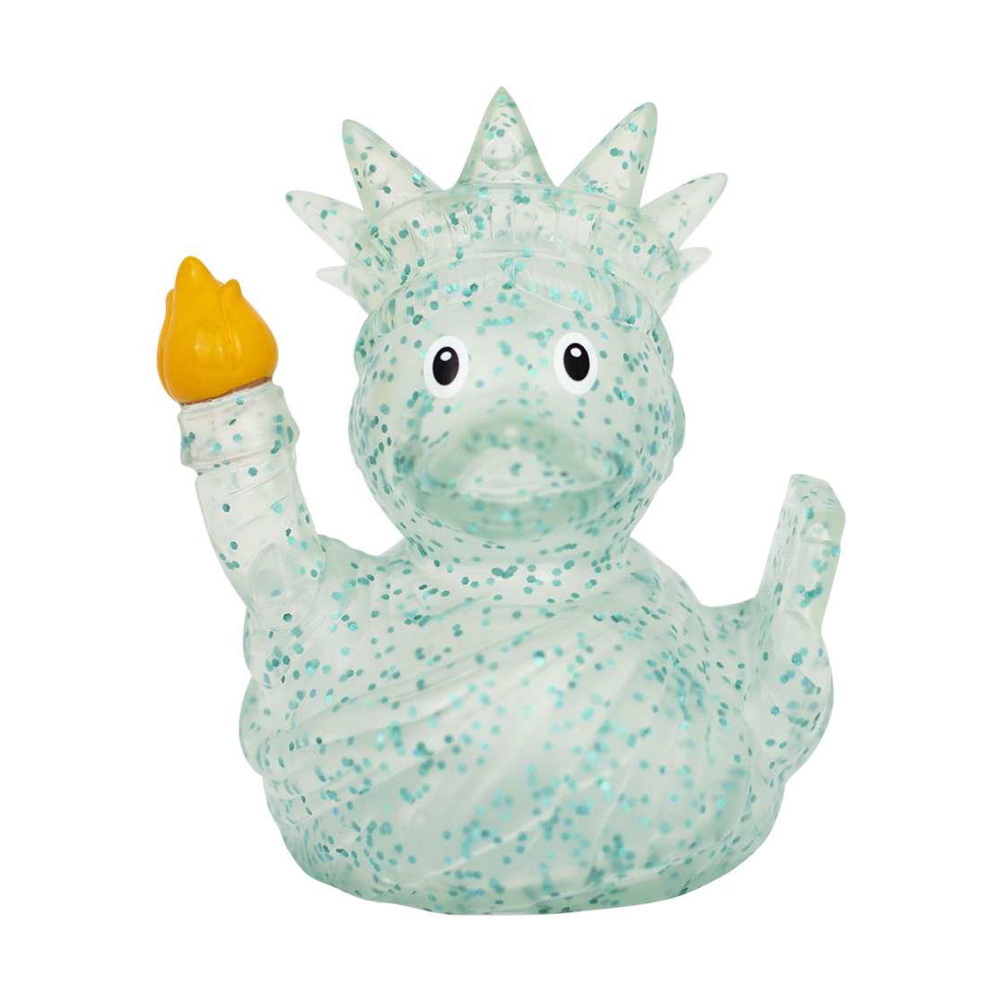 Pato de Goma Glitter Estatua de la Libertad