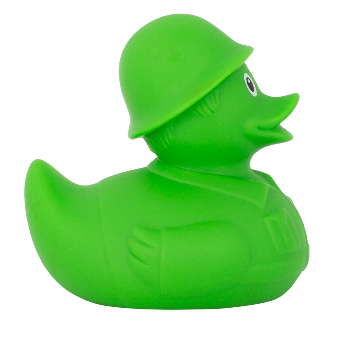 Pato de Goma Soldado Verde