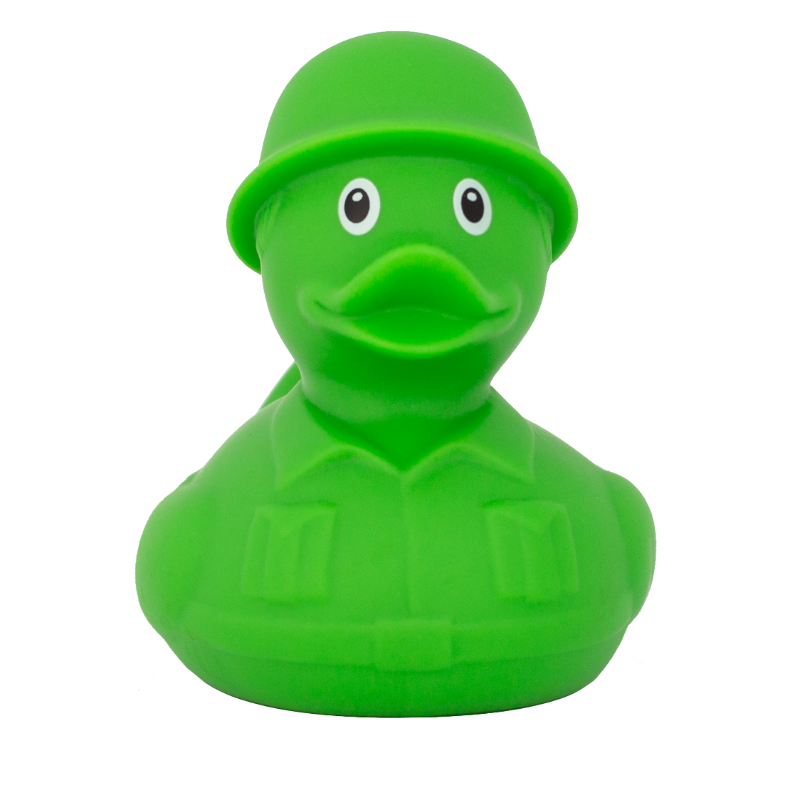 Pato de Goma Soldado Verde