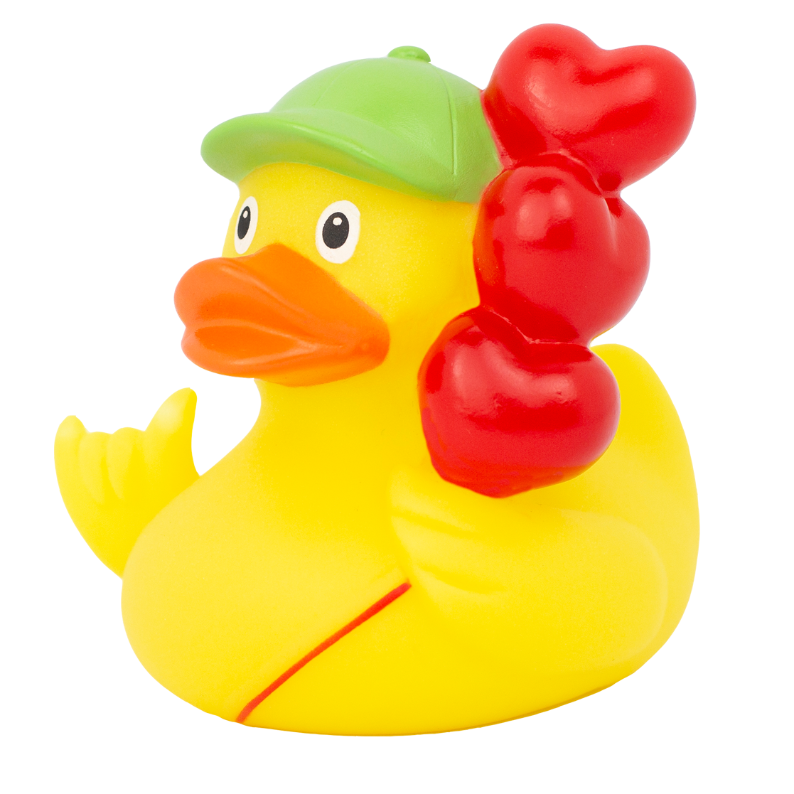 PATO DE GOMA CON GLOBOS