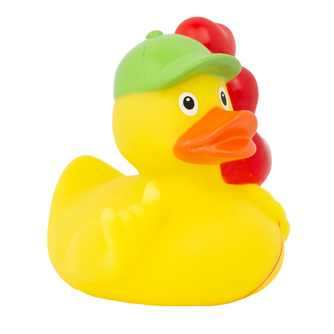 PATO DE GOMA CON GLOBOS