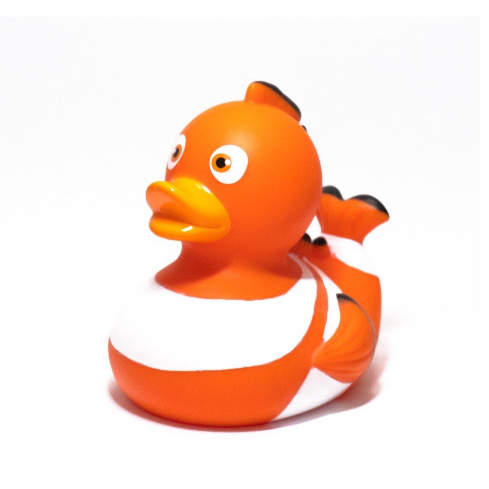 PATO DE GOMA PEZ PAYASO