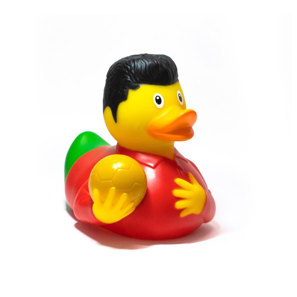 PATO DE GOMA FÚTBOL BALÓN DE ORO