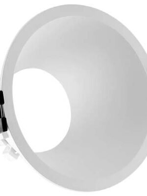 Aplique circular blanco para dicroica