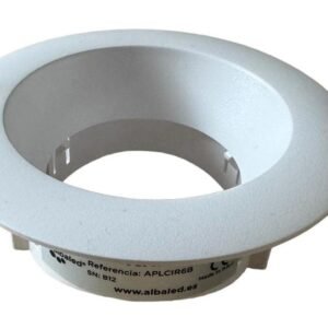 APLCIR6B-web Aplique circular blanco fijo para dicroica LED