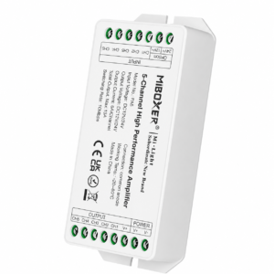 Amplificador RGB+CCT 5 Canales PA5 Amplificador RGB+CCT 5 Canales PA5