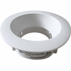 Aplique Circular Blanco Fijo para Dicroica LED APLCIR6B Aplique Circular Blanco Fijo para Dicroica LED APLCIR6B