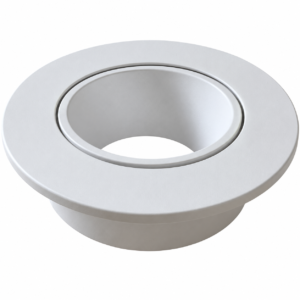 Aplique Circular Blanco para Dicroica - Orientable APLCIR2B Aplique Circular Blanco para Dicroica - Orientable APLCIR2B