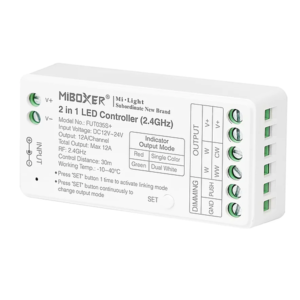 Controlador 2 en 1 (Monocolor + CCT) FUT035S+ Controlador 2 en 1 (Monocolor + CCT) FUT035S+