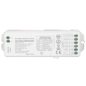 Controlador 5 en 1 (RGB, RGBW Y RGB+CCT) LS2 Controlador 5 en 1 (RGB, RGBW Y RGB+CCT) LS2