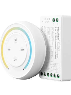 KIT (CONTROLADOR + MANDO) 2 EN 1 (MONOCOLOR + CCT)
