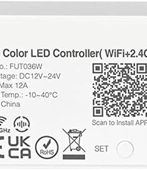 CONTROLADOR MONOCOLOR WIFI, 2.4G, PULSADOR