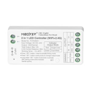 CONTROLADOR 2 EN 1 (MONOCOLOR Y CCT) WIFI