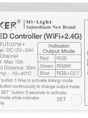 CONTROLADOR 3 EN 1 (RGB, RGBW Y RGB+CCT) WIFI