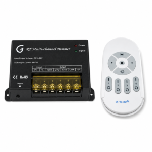 Kit Controlador + Mando RF 2,4Ghz REG5DC4RF4