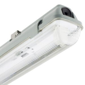 PANTALLAS ESTANCAS VACÍAS PARA 1 TUBO LED T8
