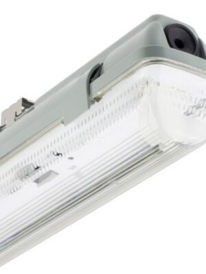 PANTALLAS ESTANCAS VACÍAS PARA 1 TUBO LED T8