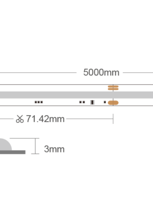 Tira LED COB SPI 24V-RGBW-7W/m-IP20