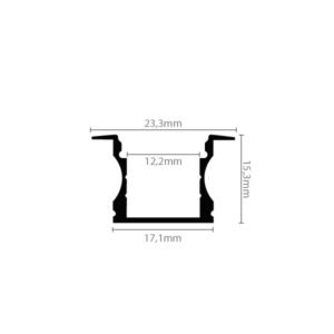empotrar 2 albaled-web PERFIL ALUMINIO TIPO 02 EMPOTRAR