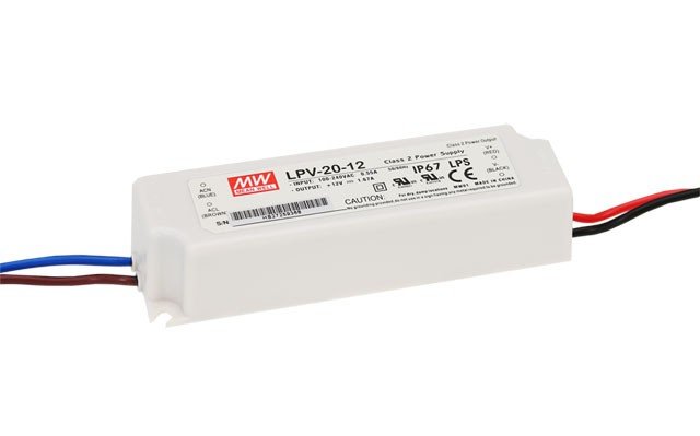 FUENTES DE ALIMENTACIÓN MEANWELL SERIE LPV 24V