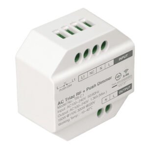 Regulador led Triac para pulsador y RF