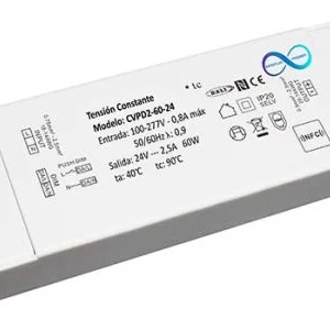 CVPD2 Fuente de Alimentación Regulable DALI-2 y Pulsador CVPD2 24V